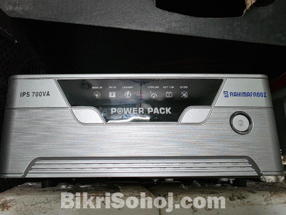 Rahimafrooz 700 VA IPS with 100 AH Battery